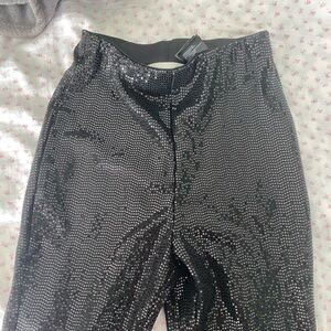 H&M glitter party pants